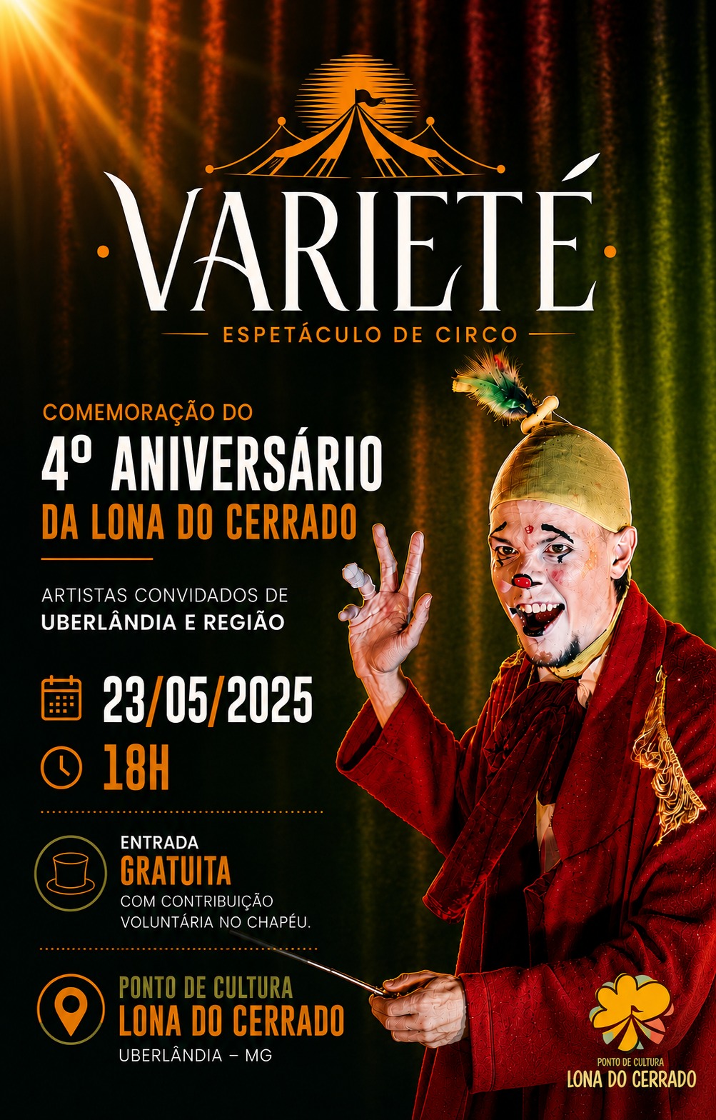 Post do espetáculo Varieté